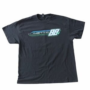 Gildan Black Tee with Green Graphic